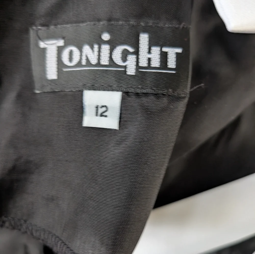 Tonight Elegant Black and White Evening Dress - Picture 9 of 9